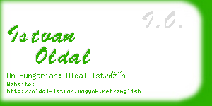 istvan oldal business card